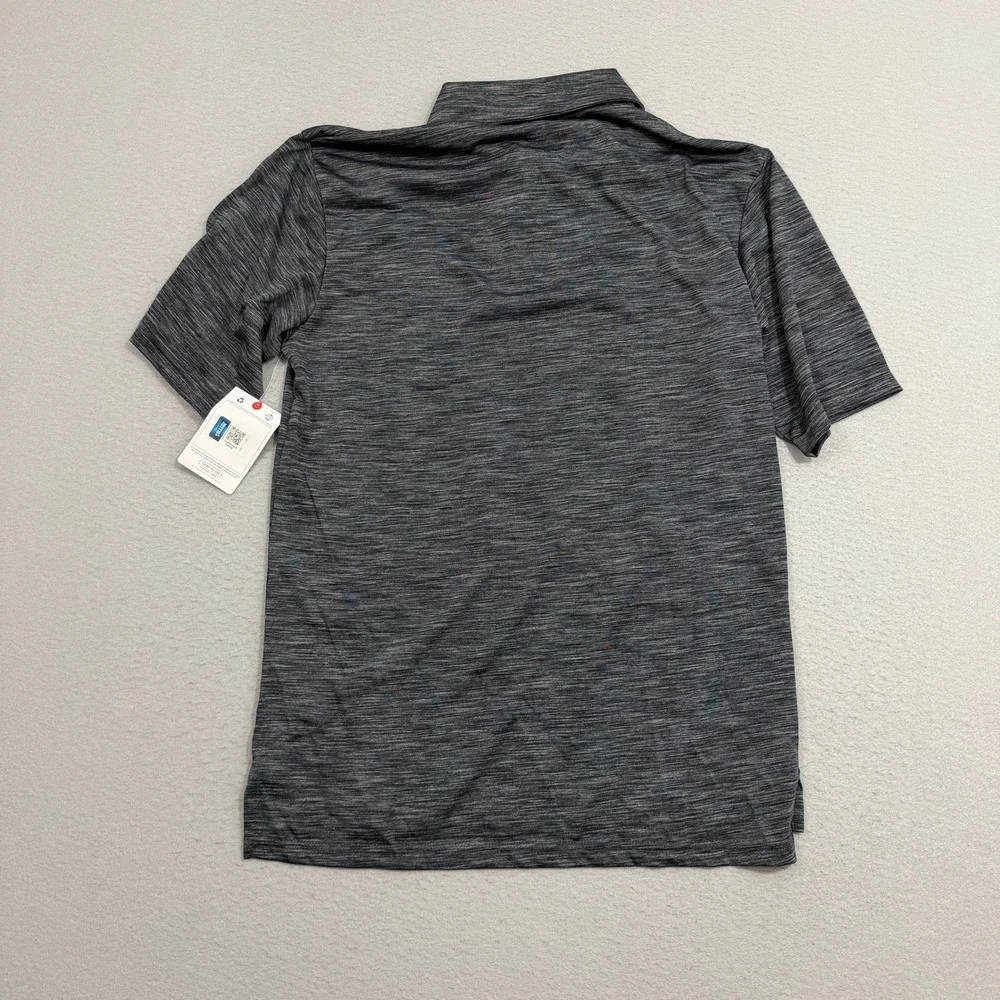 Champion Polo Men's Small Grey Georgia Bulldogs Space Dye Performance NCAA NEW